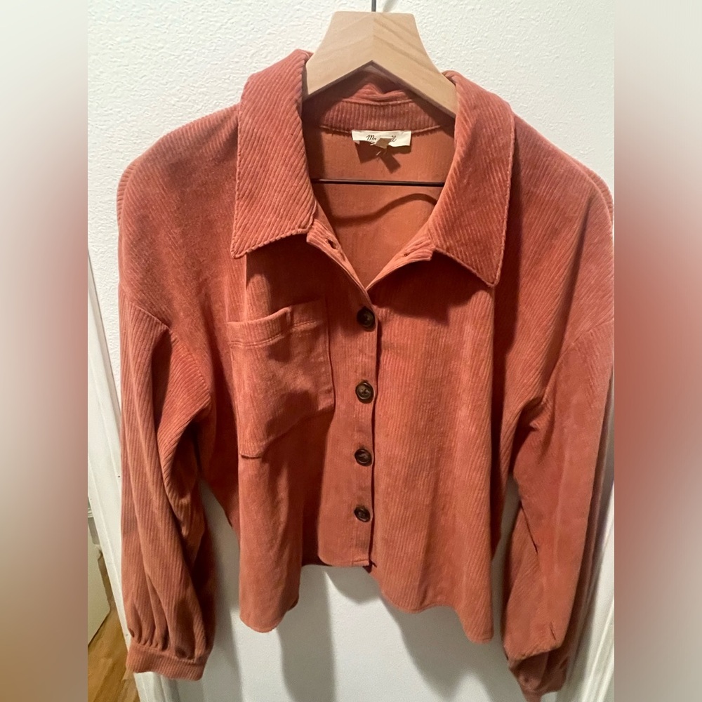 Madewell Crop Button down